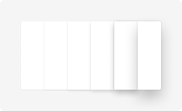 Elevation applied to cards