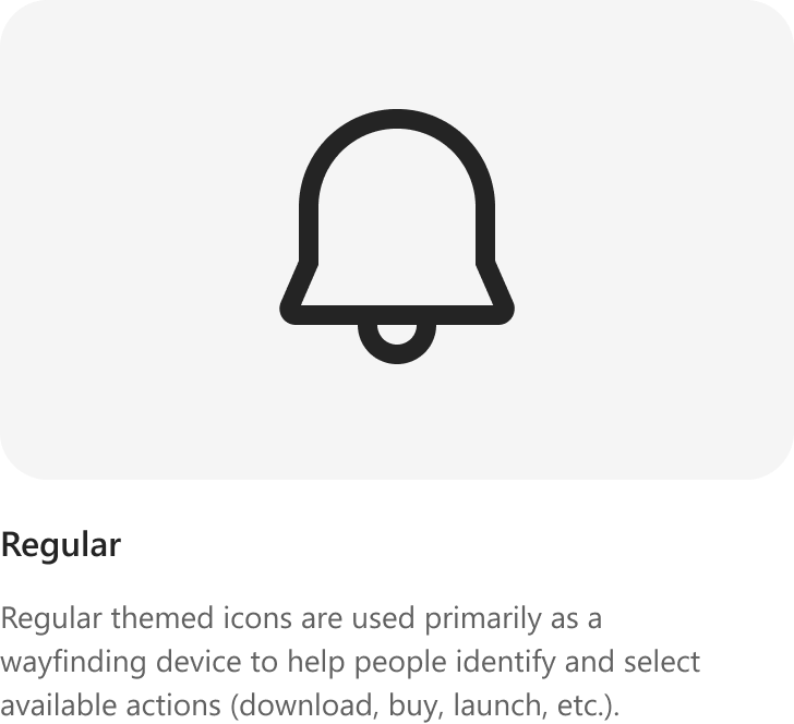Regular icon theme