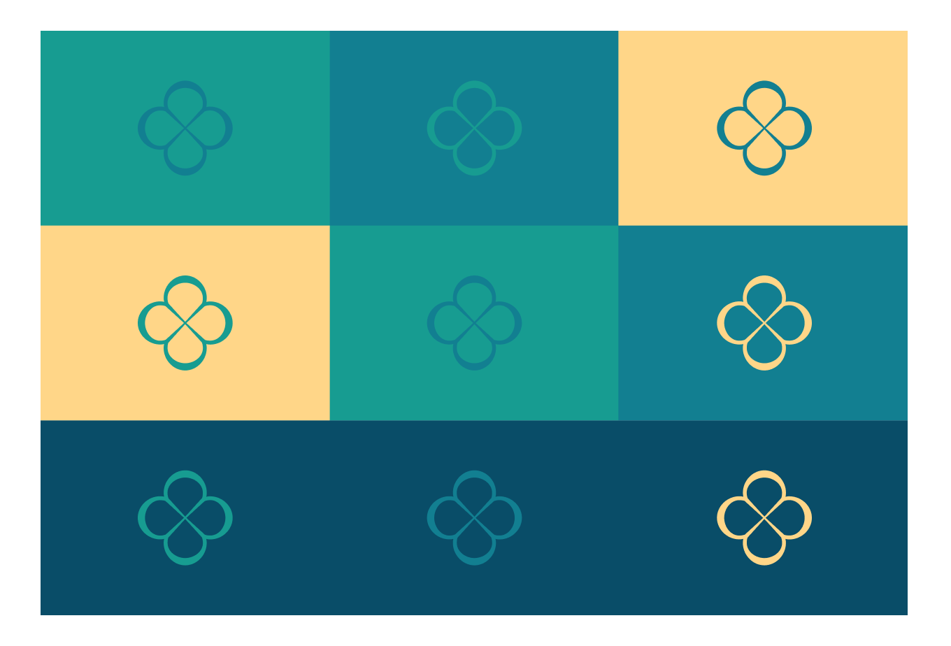 Museum secondary colours as tessellation