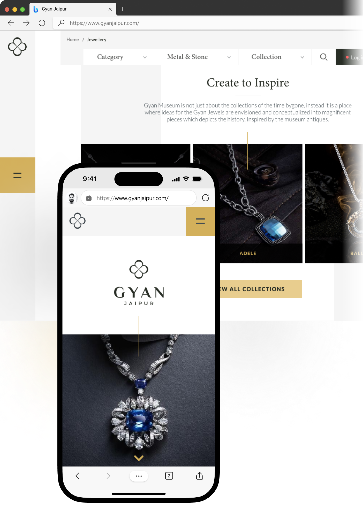 Website design — home